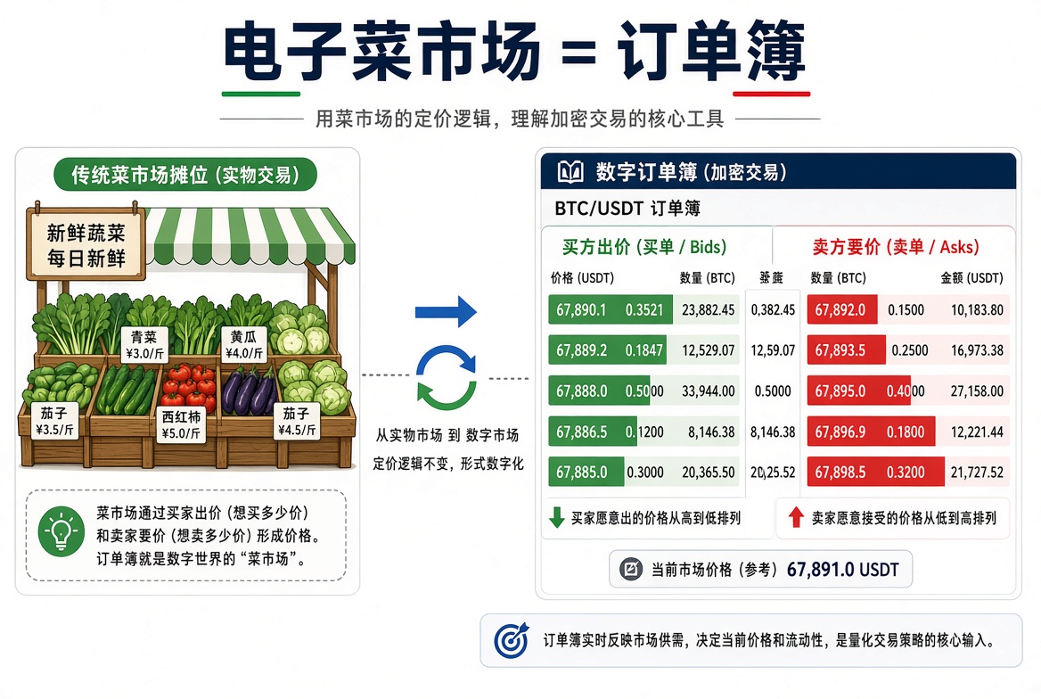 电子菜市场 = 订单簿